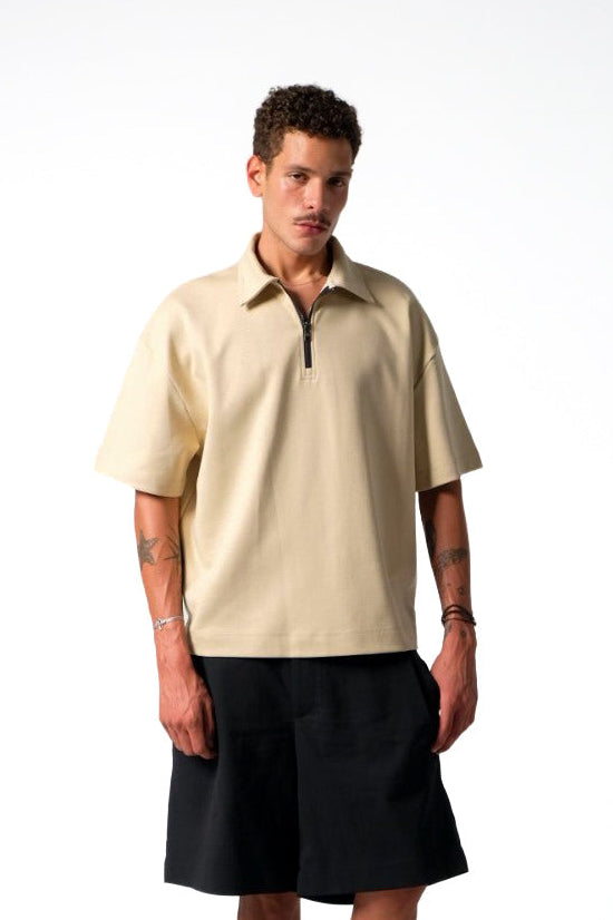INSTINCT BOXY ZIP — STONE