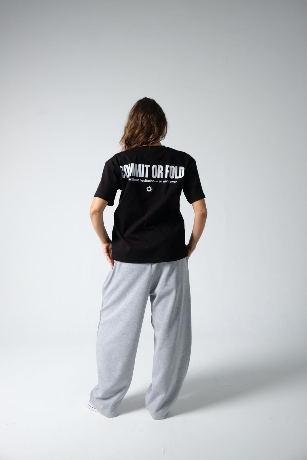 ROULETTE SWEATPANTS — GREY MARL