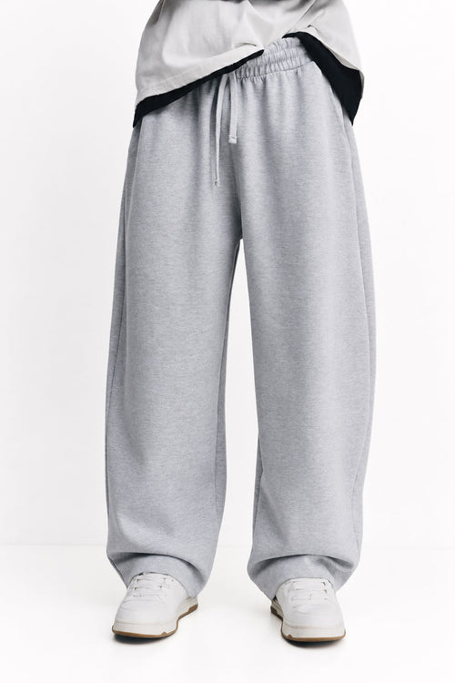 ROULETTE SWEATPANTS — GREY MARL