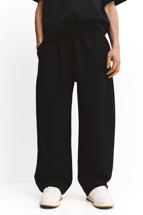 ROULETTE SWEATPANTS — BLACK