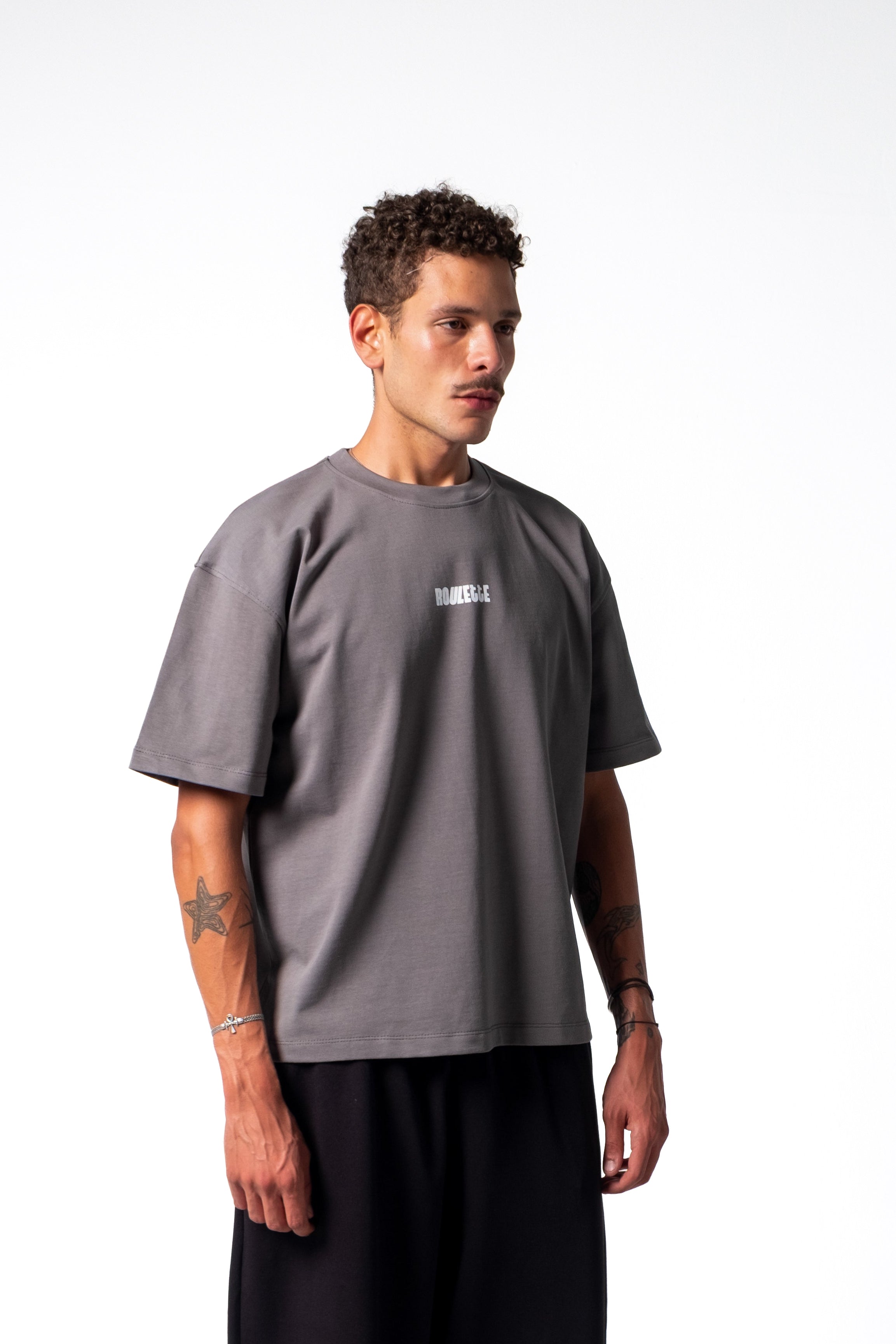 ROULETTE TEE — DARK GRAY