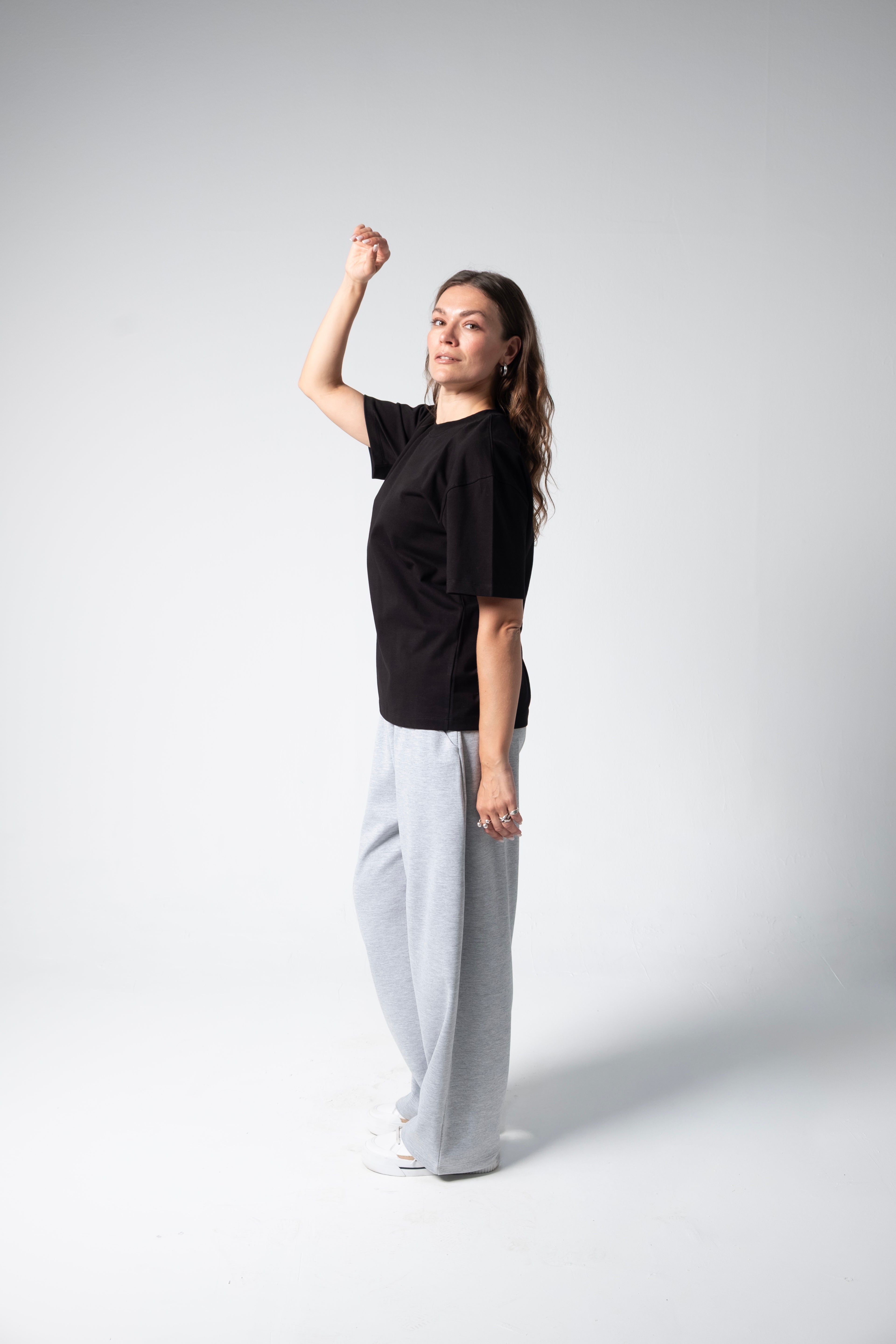 ROULETTE SWEATPANTS — GREY MARL