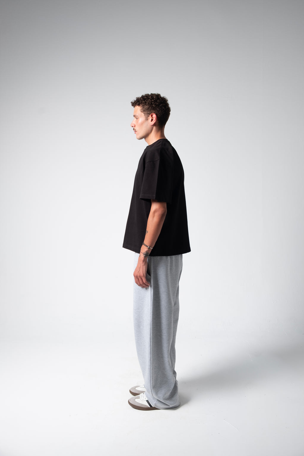 ROULETTE SWEATPANTS — GREY MARL