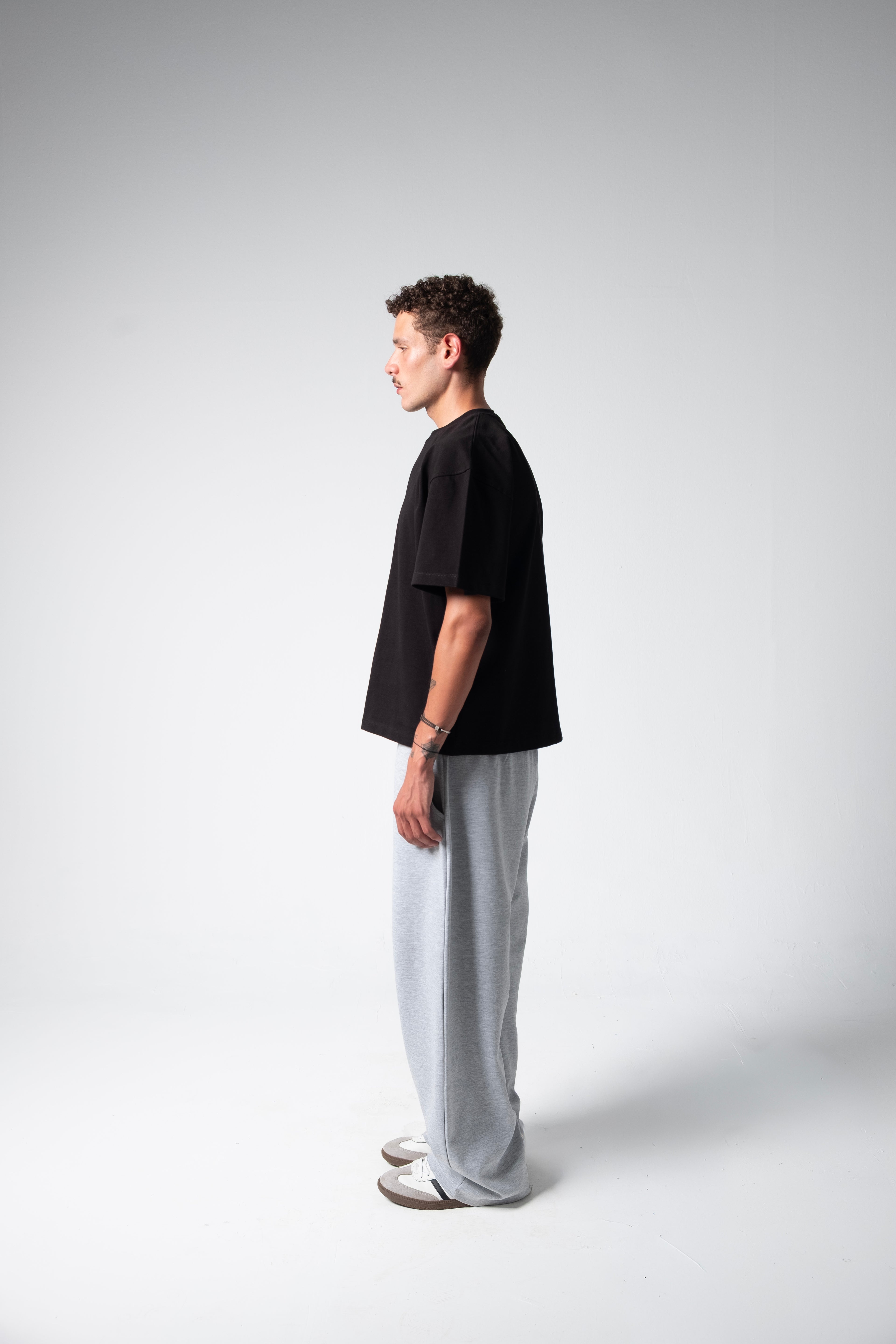 ROULETTE SWEATPANTS — GREY MARL