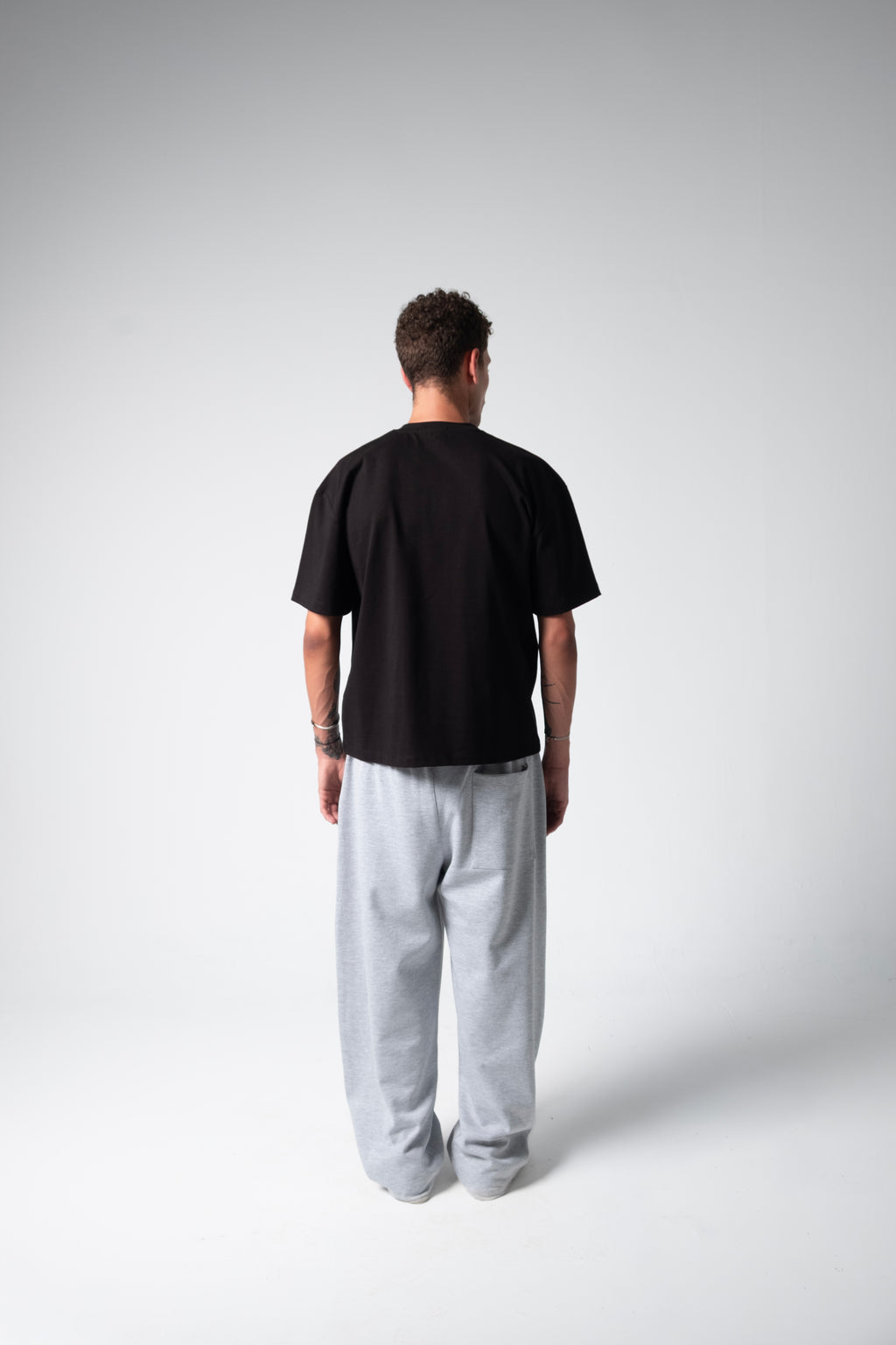ROULETTE SWEATPANTS — GREY MARL