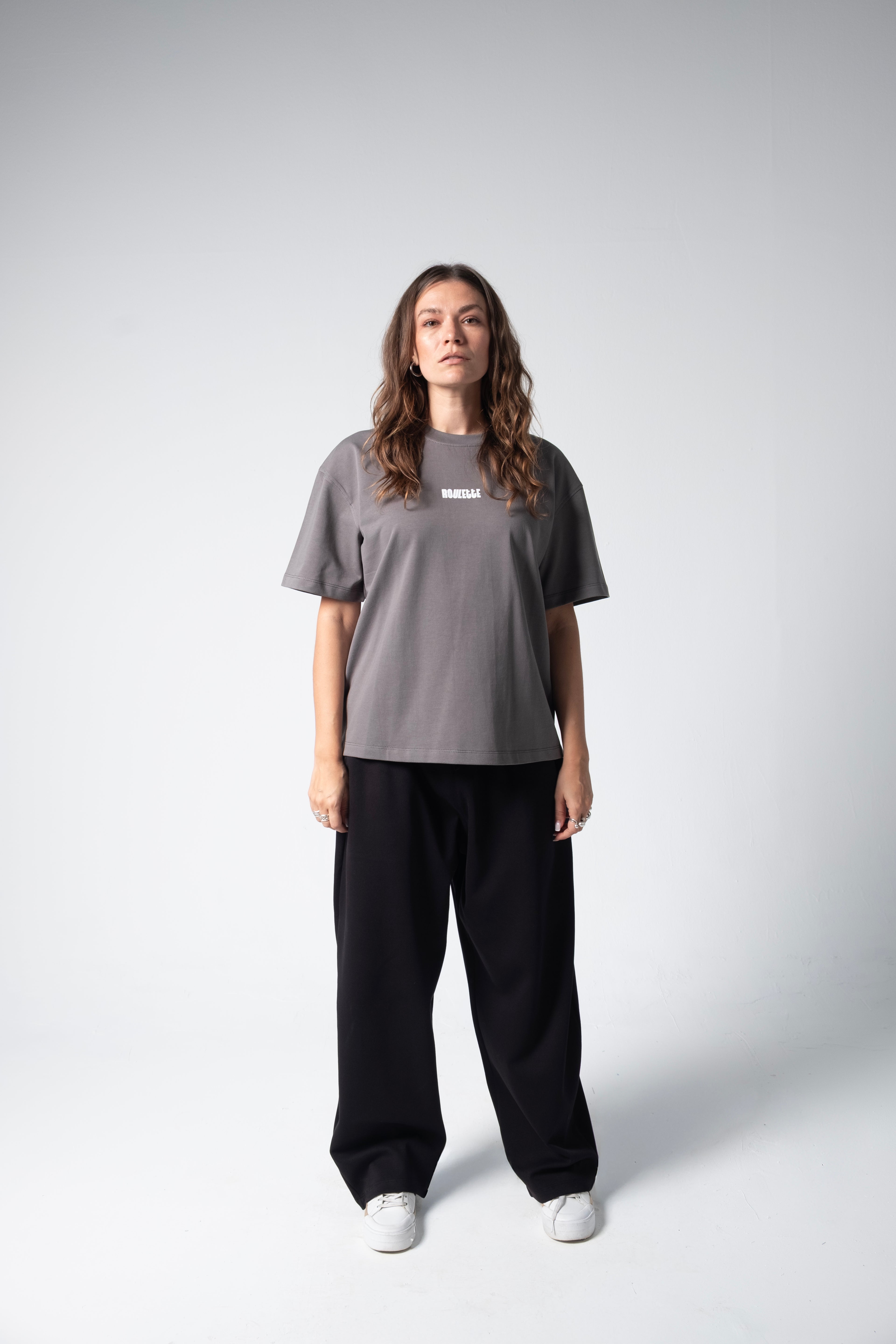 ROULETTE SWEATPANTS — BLACK