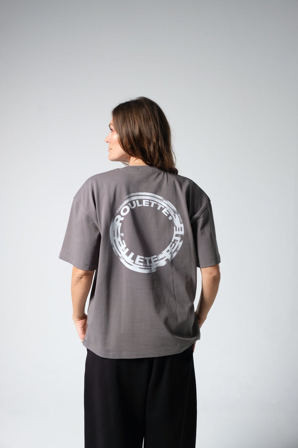 ROULETTE TEE — DARK GRAY