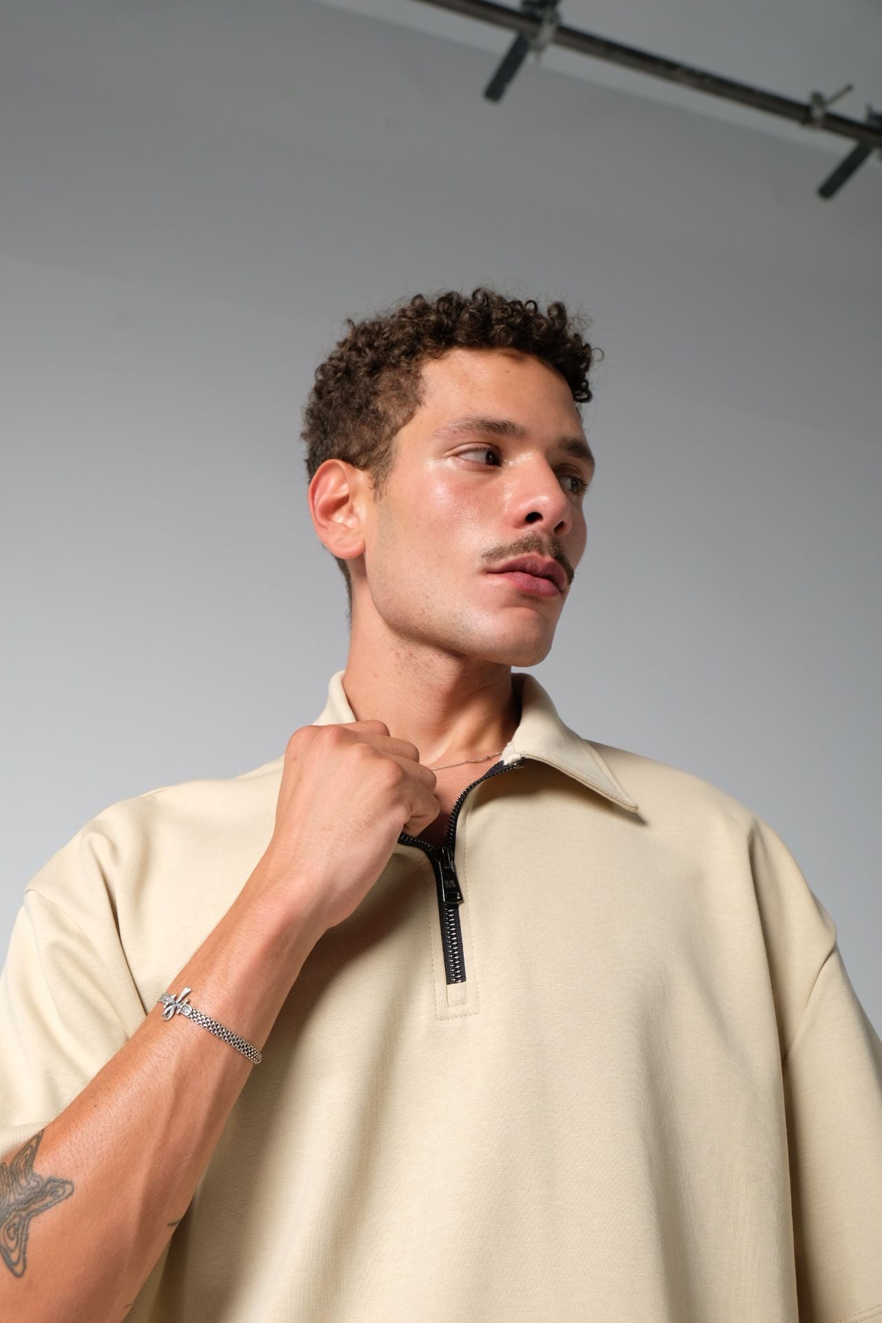 INSTINCT BOXY ZIP — STONE