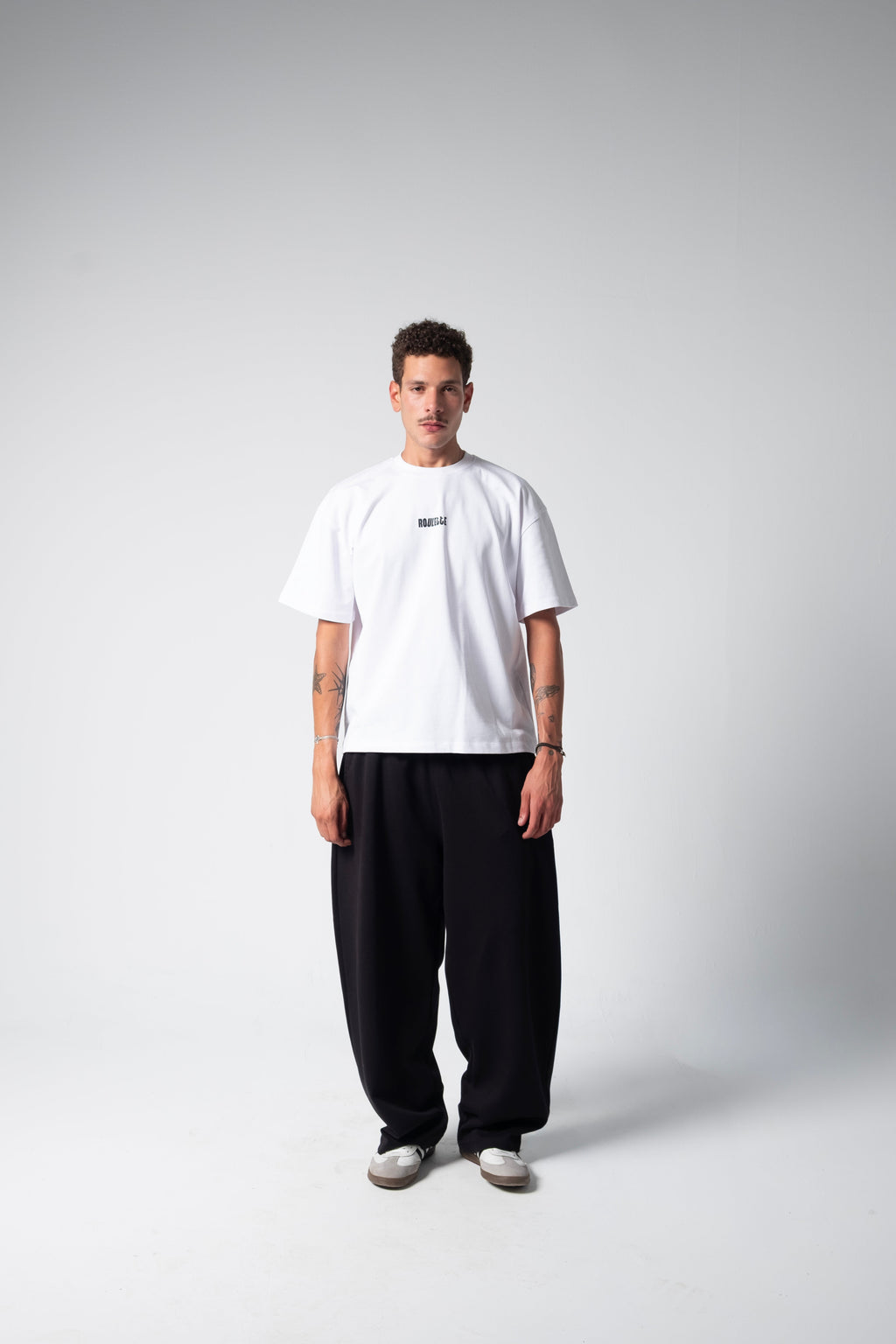 ROULETTE TEE — WHITE