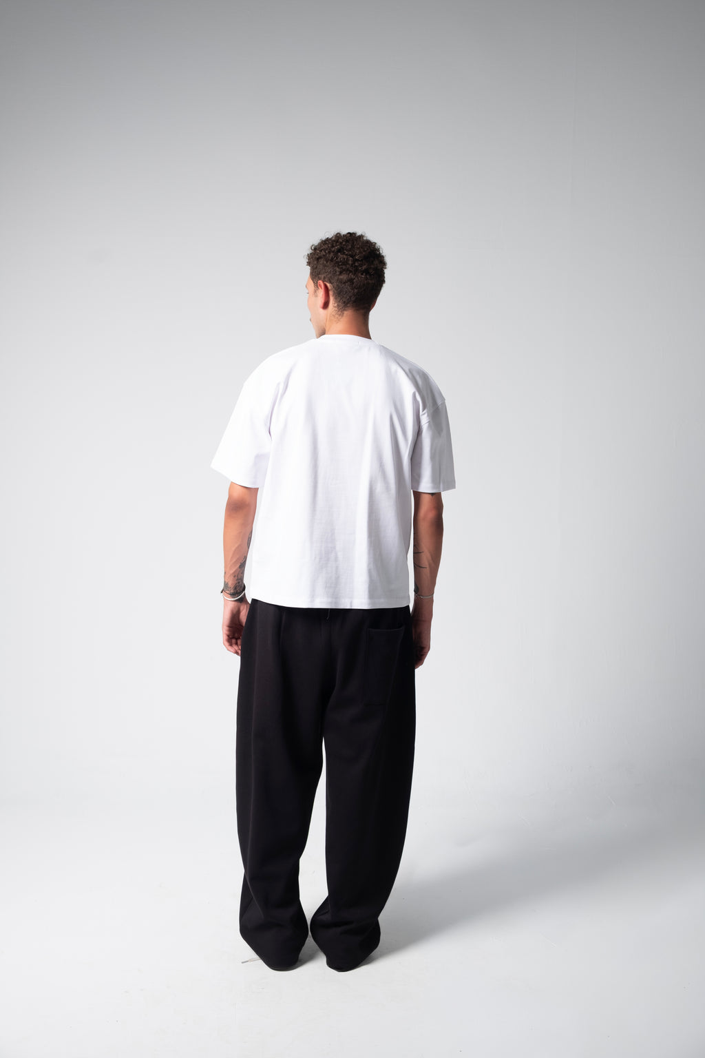 BLANK BOXY TEE — WHITE