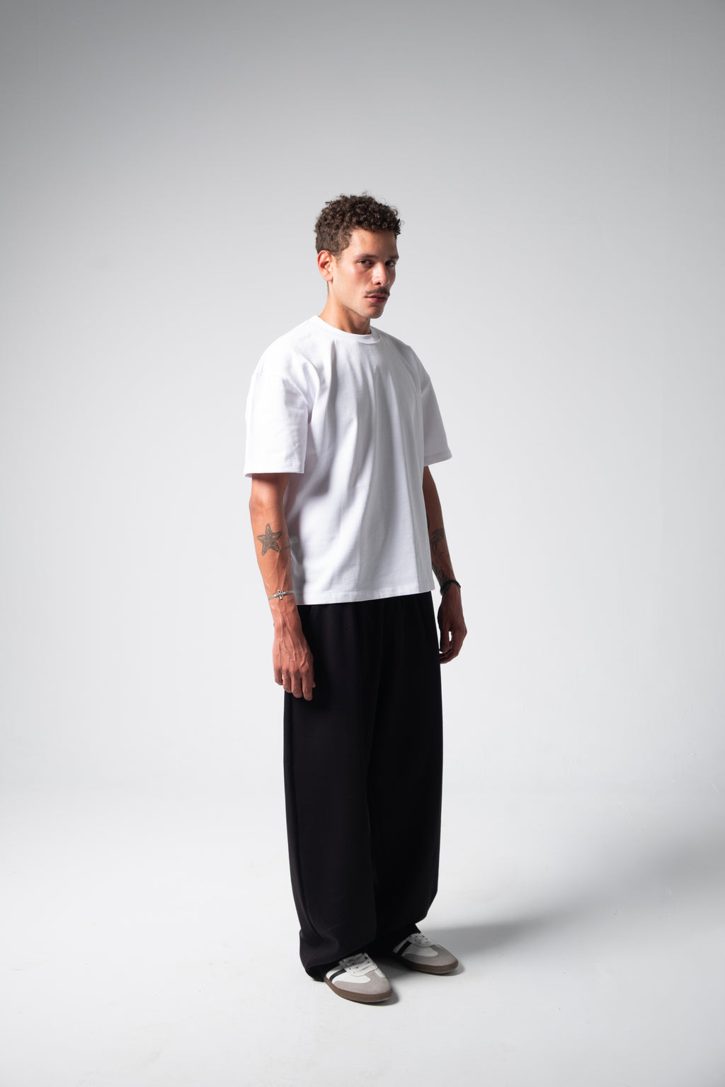 BLANK BOXY TEE — WHITE