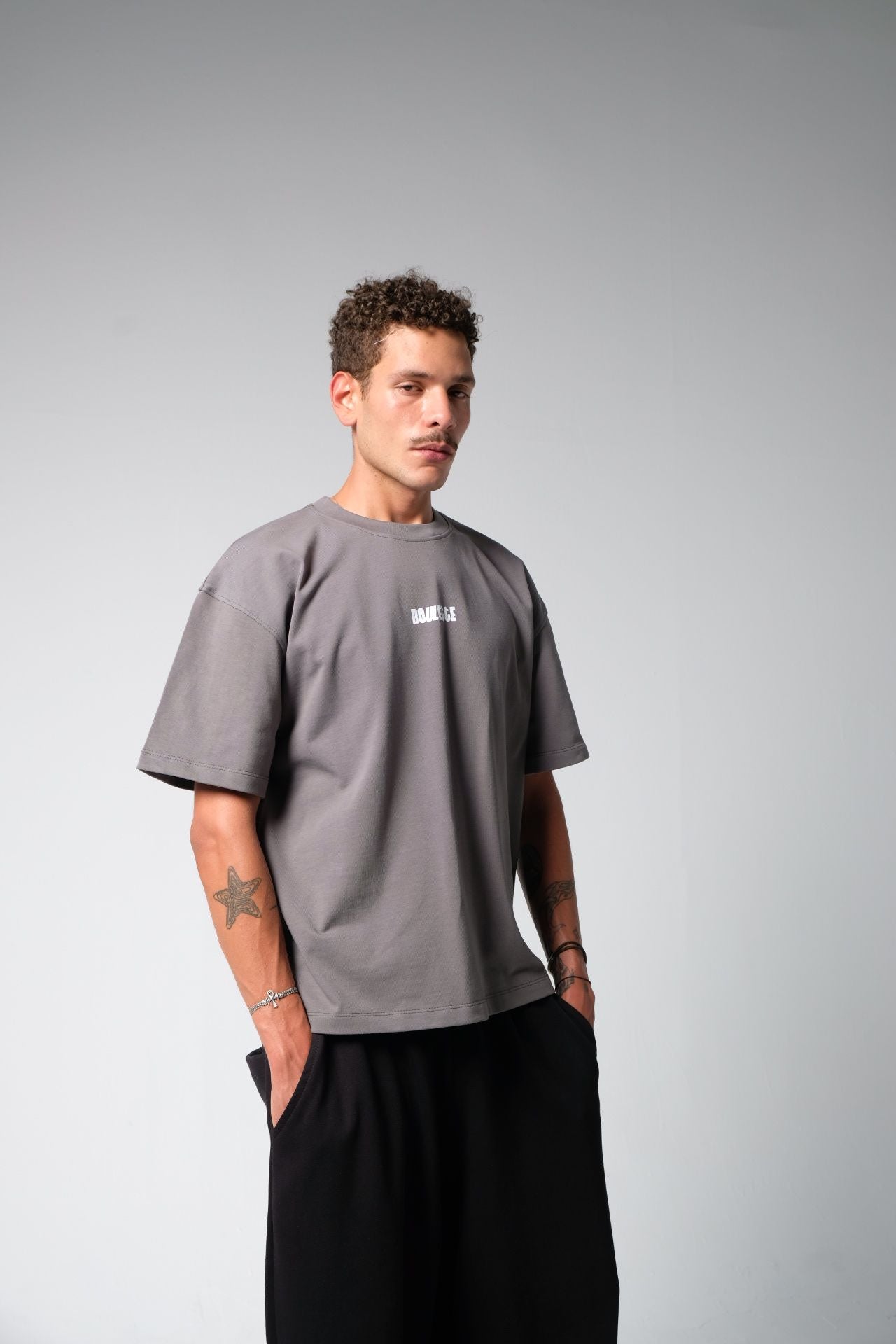ROULETTE TEE — DARK GRAY