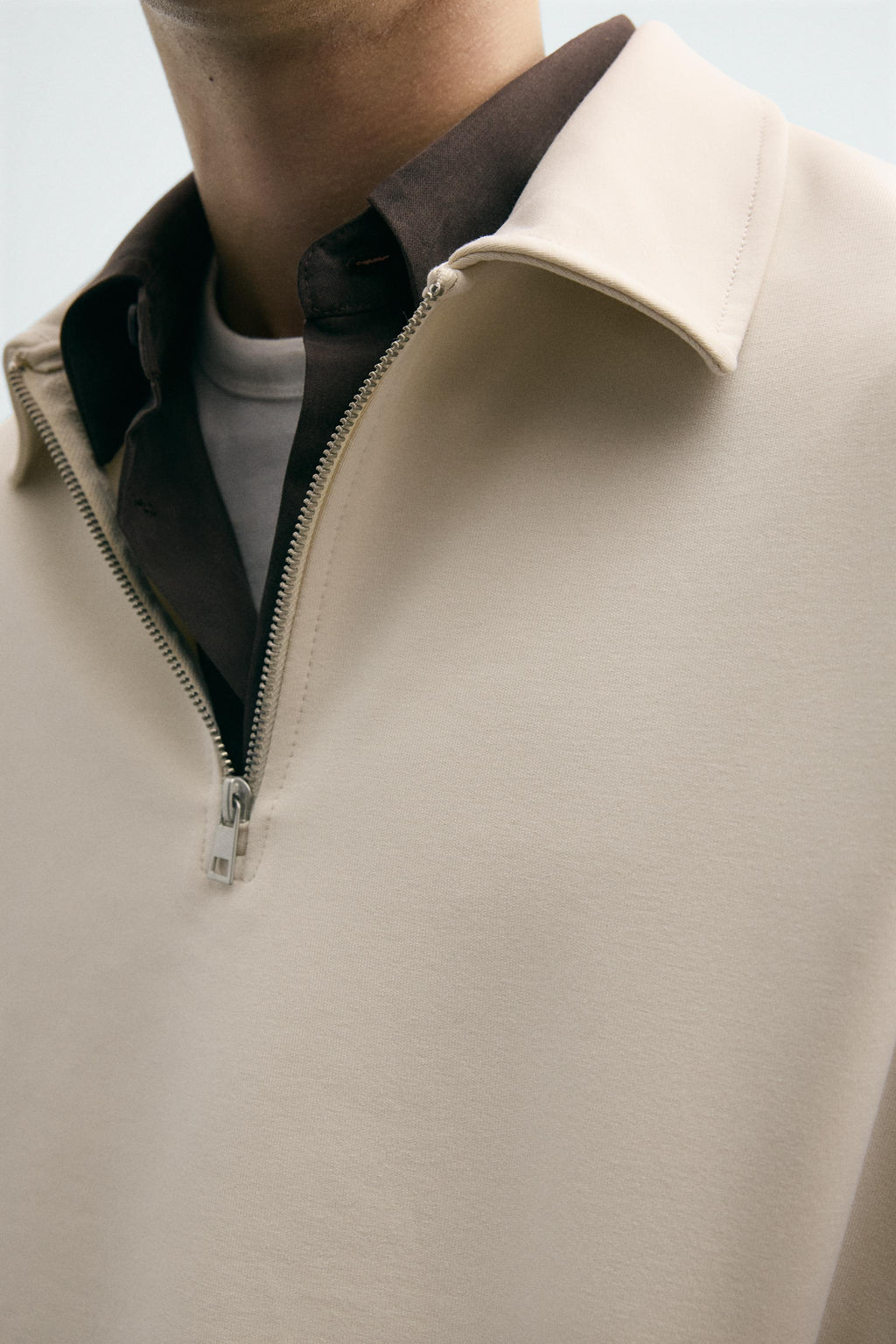INSTINCT BOXY ZIP — STONE